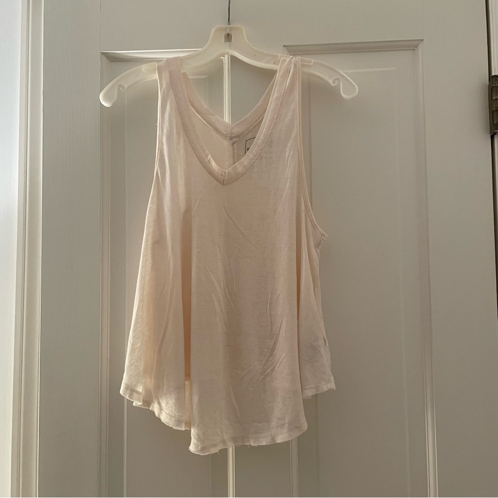 We The Free off white flowy tank